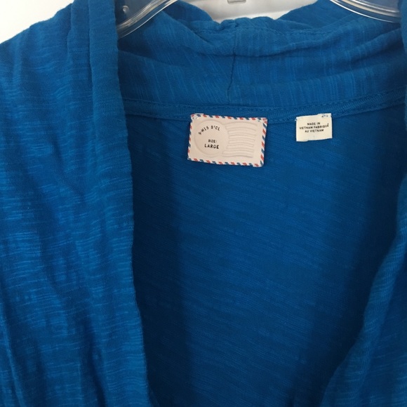 Anthropologie Flowy Blue Blouse Shirt - Picture 2 of 3